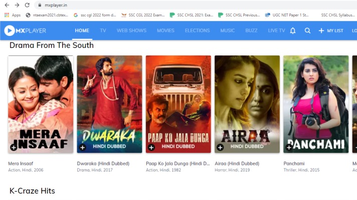 MXPLAYER-Watch Tamil Movies Online Free