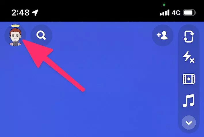 How-To-Get-Dark-Mode-on-Snapchat-iphone-Step-1