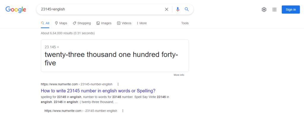 Numbers-To-Words-Cool-Google-tricks
