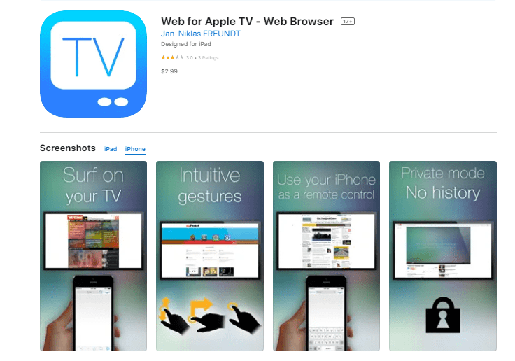 Web-for-Apple-TV-Web-Browser